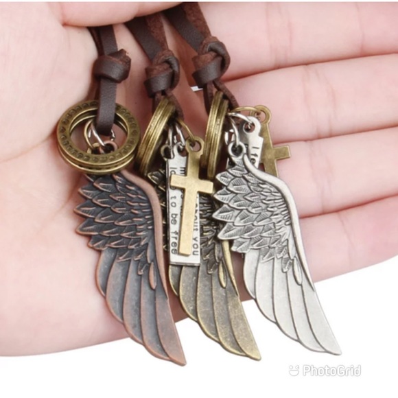 Other - Feather Angel Wings Necklace & Pendants